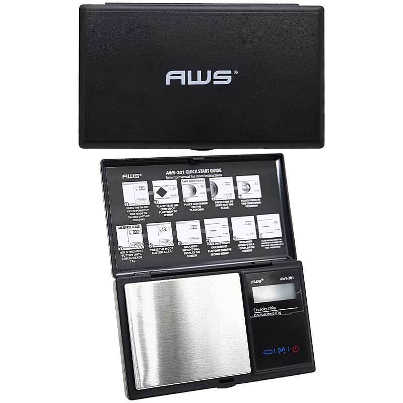AWS Multi Purpose Digital Scale (AWS-201) | 200x0.01g | Black product image